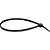 Abraçadeira de nylon preta 280mm x 4,8mm com 1.000 peças VONDER - Imagem 1