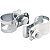 Abraçadeira para mangote aço carbono largura 32mm AM 39mm - 47mm pacote com 10 peças VONDER - Imagem 1