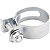 Abraçadeira para mangote aço carbono largura 32mm AM 61mm - 69mm pacote com 10 peças VONDER - Imagem 1
