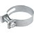 Abraçadeira para mangote aço carbono largura 32mm AM 99mm - 107mm com 2 peças VONDER - Imagem 1