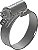 Abraçadeira com rosca sem fim 19mm - 27mm fita com 9mm aço carbono New Minor Pro pacote com 10 peças S091927P10 METALMATRIX - Imagem 1