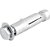 Chumbador CBV com parafuso sextavado 5/16" x 2.1/4" VONDER - Imagem 1
