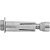 Chumbador CBV com parafuso sextavado 5/16" x 2.1/4" VONDER - Imagem 3