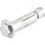 Chumbador CBV com parafuso sextavado 5/16" x 2.1/4" VONDER - 100 unidades - Imagem 1