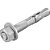 Chumbador PBV com presilha 5/8" x 4.1/2" VONDER - 25 unidades - Imagem 1