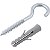 Gancho 6,3mm x 70,0mm com bucha de nylon 10mm G-10 VONDER - Imagem 1