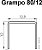 Grampo P 12,9mm x 12mm 80/12 GRAM-SERV - Imagem 3