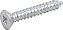 Parafuso autoatarraxante 2,9mm x 19,0mm cabeça chata phillips VONDER - Imagem 1