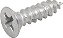 Parafuso autoatarraxante 3,5mm x 13,0mm cabeça chata phillips VONDER - Imagem 1