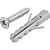 Parafuso autoatarraxante 3,5mm x 19,0mm cabeça chata phillips com bucha 5mm VONDER - Imagem 1