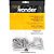 Parafuso autoatarraxante 3,5mm x 25,0mm cabeça chata phillips com bucha 5mm VONDER - Imagem 2
