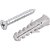 Parafuso autoatarraxante 4,2mm x 32,0mm cabeça chata phillips com bucha 7mm VONDER - Imagem 1