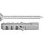 Parafuso autoatarraxante 4,8mm x 50,0mm cabeça chata phillips com bucha 8mm VONDER - Imagem 3
