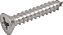 Parafuso autoatarraxante inox 3,5mm x 19,0mm cabeça chata phillips VONDER - Imagem 1