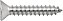 Parafuso autoatarraxante inox 3,5mm x 19,0mm cabeça chata phillips VONDER - Imagem 3