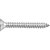 Parafuso autoatarraxante inox 4,2mm x 32,0mm cabeça chata phillips VONDER - Imagem 2