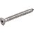 Parafuso autoatarraxante inox 5,5mm x 50,0mm cabeça chata phillips VONDER - Imagem 1