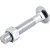 Parafuso francês zincado 1/2" x 3" com porca caixa com 50 peças VONDER - Imagem 4