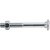 Parafuso francês zincado 1/2" x 4.1/2" com porca caixa com 25 peças VONDER - Imagem 3
