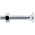 Parafuso francês zincado 1/4" x 1.3/4" com porca caixa com 200 peças VONDER - Imagem 3