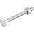 Parafuso francês zincado 1/4" x 2.1/2" com porca caixa com 200 peças VONDER - Imagem 1