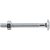 Parafuso francês zincado 1/4" x 2.1/2" com porca caixa com 200 peças VONDER - Imagem 3