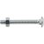 Parafuso francês zincado 1/4" x 2.1/4" com porca caixa com 200 peças VONDER - Imagem 2