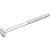Parafuso francês zincado 1/4" x 4" com porca VONDER - Imagem 5