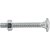 Parafuso francês zincado 3/16" x 1.1/2" com porca caixa com 500 peças VONDER - Imagem 2
