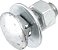 Parafuso francês zincado 3/8" x 1" com porca e arruela cartela com 2 conjuntos VONDER - Imagem 3