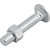 Parafuso francês zincado 3/8" x 2" com porca VONDER - Imagem 4