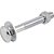 Parafuso francês zincado 3/8" x 3" com porca e arruela cartela com 2 conjuntos VONDER - Imagem 4