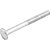 Parafuso francês zincado 3/8" x 4" com porca caixa com 50 peças VONDER - Imagem 5