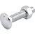 Parafuso francês zincado 5/16" x 1.1/2" com porca caixa com 200 peças VONDER - Imagem 1
