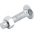 Parafuso francês zincado 5/16" x 1.1/2" com porca caixa com 200 peças VONDER - Imagem 4