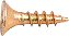 Parafuso madeira chipboard cabeça chata fenda cruzada/phillips 3,0mm x 12,0mm VONDER - Imagem 3