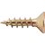 Parafuso madeira chipboard cabeça chata fenda cruzada/phillips 3,0mm x 12,0mm caixa com 1.000 peças VONDER - Imagem 2