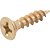 Parafuso madeira chipboard cabeça chata fenda cruzada/phillips 3,5mm x 16,0mm caixa com 500 peças VONDER - Imagem 1