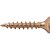 Parafuso madeira chipboard cabeça chata fenda cruzada/phillips 3,5mm x 20,0mm caixa com 500 peças VONDER - Imagem 2