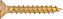 Parafuso madeira chipboard cabeça chata fenda cruzada/phillips 3,5mm x 22,0mm VONDER - Imagem 3