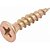 Parafuso madeira chipboard cabeça chata fenda cruzada/phillips 4,0mm x 20,0mm caixa com 500 peças VONDER - Imagem 1
