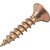 Parafuso madeira chipboard cabeça chata fenda cruzada/phillips 4,0mm x 20,0mm caixa com 500 peças VONDER - Imagem 3