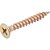 Parafuso madeira chipboard cabeça chata fenda cruzada/phillips 4,0mm x 30,0mm caixa com 500 peças VONDER - Imagem 1