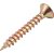 Parafuso madeira chipboard cabeça chata fenda cruzada/phillips 4,0mm x 30,0mm caixa com 500 peças VONDER - Imagem 3
