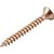 Parafuso madeira chipboard cabeça chata fenda cruzada/phillips 4,0mm x 35,0mm caixa com 500 peças VONDER - Imagem 3