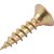 Parafuso madeira chipboard cabeça chata fenda cruzada/phillips 4,5mm x 20,0mm caixa com 500 peças VONDER - Imagem 3