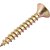 Parafuso madeira chipboard cabeça chata fenda cruzada/phillips 5,0mm x 35,0mm caixa com 500 peças VONDER - Imagem 3