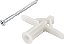 Parafuso madeira phillips 4,2mm x 55,0mm com bucha de nylon FLY4 VONDER - Imagem 1