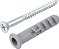 Parafuso madeira phillips 4,8mm x 50,0mm com bucha de nylon de 8,0mm VONDER - Imagem 1