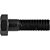 Parafuso sextavado 8.8 24mm x 80mm MA rosca parcial DIN 931  Kit com 10 peças VONDER - Imagem 6